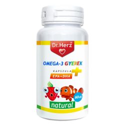 Dr. Herz Omega-3 gyerek lágykapszula (60 db)