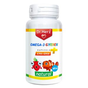 Dr. Herz Omega-3 500 mg gyerek kapszula (60 db) Dr. Herz Omega-3 500 mg gyerek kapszula (60 db)