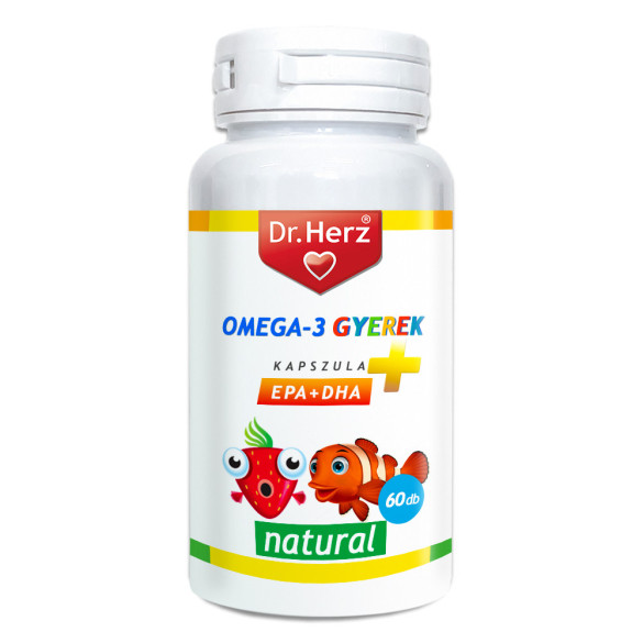 Dr. Herz Omega-3 gyerek lágykapszula (60 db)