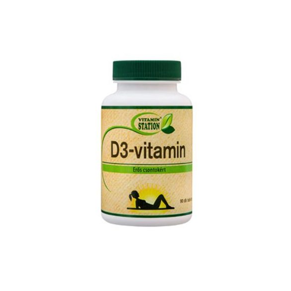 Vitamin Station D3-vitamin tabletta (90 db)
