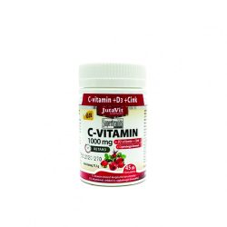   JutaVit C Vitamin 1000 mg nyújtott kioldódású csipkeb. + D3 vitamin + Cink (45 db)