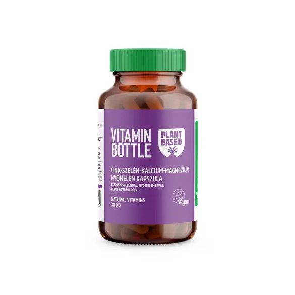 Vitamin Bottle Cink-szelén-kálcium-magnézium nyomelem kapszula (30 db)