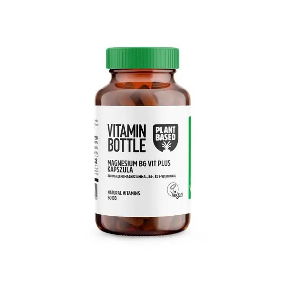 Vitamin Bottle Magnesium B6 Vitamin Plus kapszula (60 db)