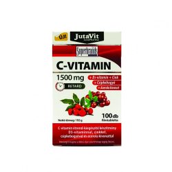   JutaVit C-vitamin 1500 mg + csipkebogyó + D3 + Acerola kivonat+ Cink filmtabletta (100 db)