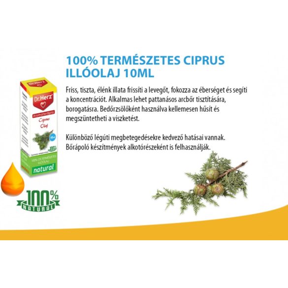 Dr. Herz Ciprus illóolaj (10 ml)