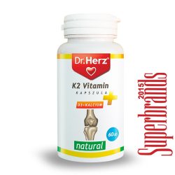 Dr. Herz K2 + D3 + Kalcium vitamin kapszula (60 db)