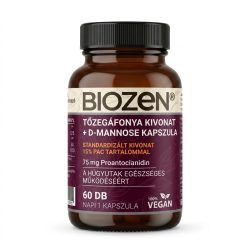   Biozen Tőzegáfonya kivonat + D-mannóz + Aranyvessző kapszula (60 db)