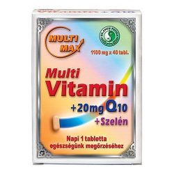   Dr. Chen Multi-Max Multi vitamin+20 mg Q10+Szelén tabletta (40 db)