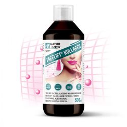   Natur Tanya® Facelift® kollagén mátrix - halkollagén peptidek, tengeri elasztin, csipkebogyó és Aloe folyékony ital koncentrátum (500 ml)