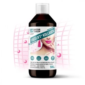 Natur Tanya® Facelift® kollagén mátrix - halkollagén peptidek, tengeri elasztin, csipkebogyó és Aloe folyékony ital koncentrátum (500 ml)