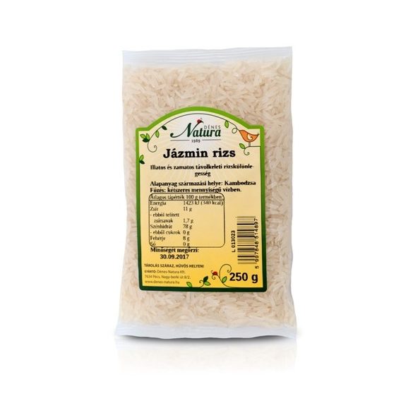Dénes Natura Jázmin rizs fehér (250 g)