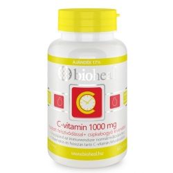   Bioheal C-vitamin 1000 mg+csipkebogyó kivonat nyújtott felszívódású tabletta (70 db)