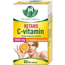   Herbária Retard C-vitamin  csipkebogyó kivonattal 1000 mg (60 db)