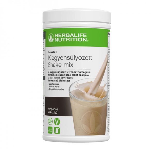 Herbalife Formula 1 tápláló shake italpor Roppanós keksz ízben (550 g)