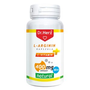 Dr. Herz L-Arginin + C-vitamin 400mg kapszula (50 db)