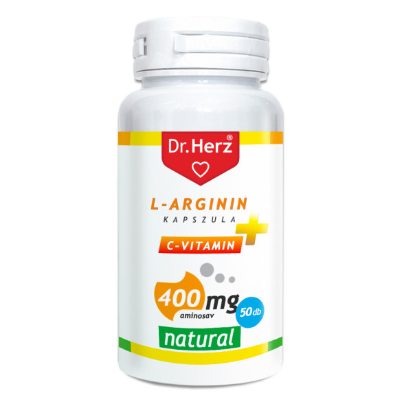Dr. Herz L-Arginin + C-vitamin 400mg kapszula (50 db)