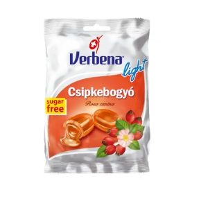 Verbena cukorka csipkebogyó sugar free (60 g)