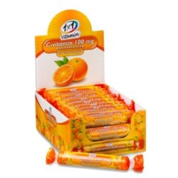   1x1 Vitaday Szőlőcukor rágótabletta C-vitamin 100 mg, narancs ízű (17 db)