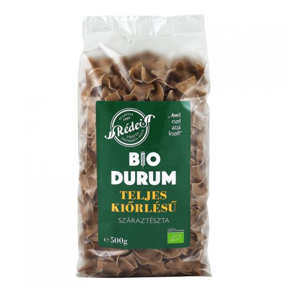 Rédei Bio Durum teljes kiőrlésű tészták nagykocka (500 g) 