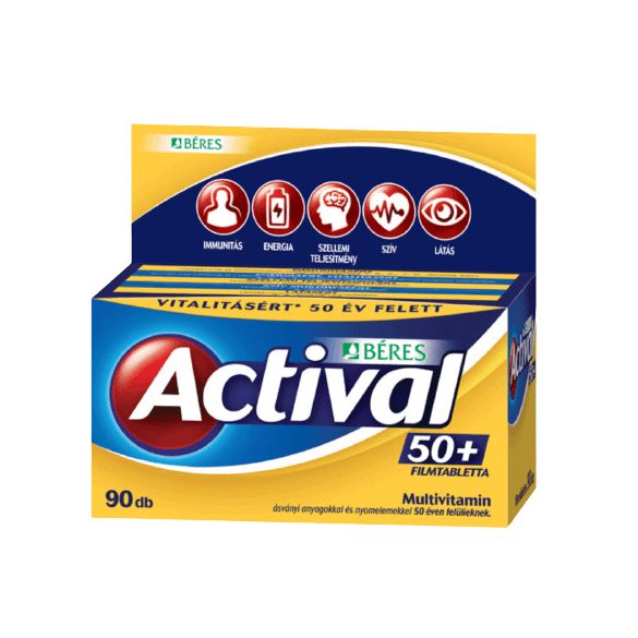 Béres Actival 50+ filmtabletta (90 db)