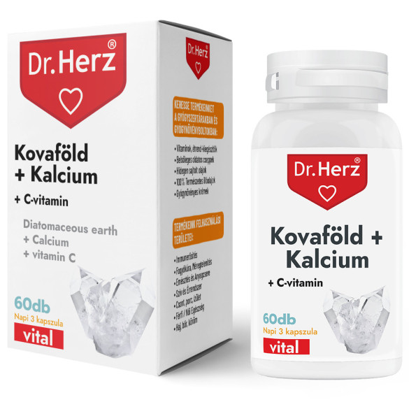 Dr. Herz Kovaföld + Kalcium + C-vitamin (60 db)