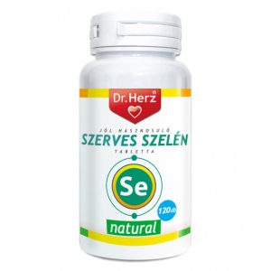 Dr. Herz Szerves Szelén 100 µg tabletta (120 db) Dr. Herz Szerves Szelén 100 µg tabletta (120 db)