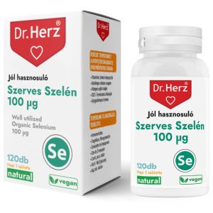 Dr. Herz Szerves Szelén 100 µg tabletta (120 db)