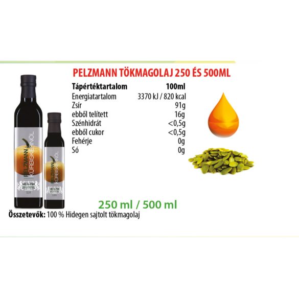Pelzmann Tökmagolaj (250 ml)
