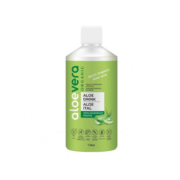 Eredeti Aloe Vera nektár, natúr, rostos (1000 ml)