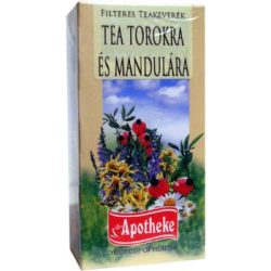 Apotheke Tea torokra és mandulára, filteres (20 db)
