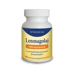 Interherb Vital Lenmagolaj kapszula E vitaminnal (48 db)