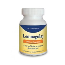 Interherb Vital Lenmagolaj kapszula E vitaminnal (48 db)