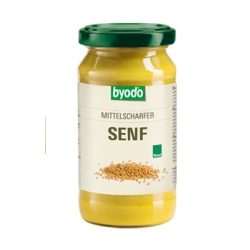 Byodo Bio középerős mustár (200 ml)