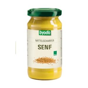 Byodo Bio enyhén csípős mustár (200 ml) Byodo Bio enyhén csípős mustár (200 ml)