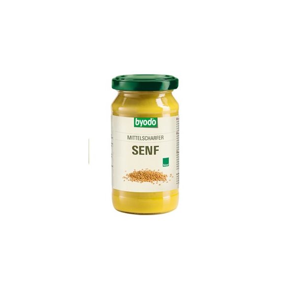 Byodo Bio középerős mustár (200 ml)