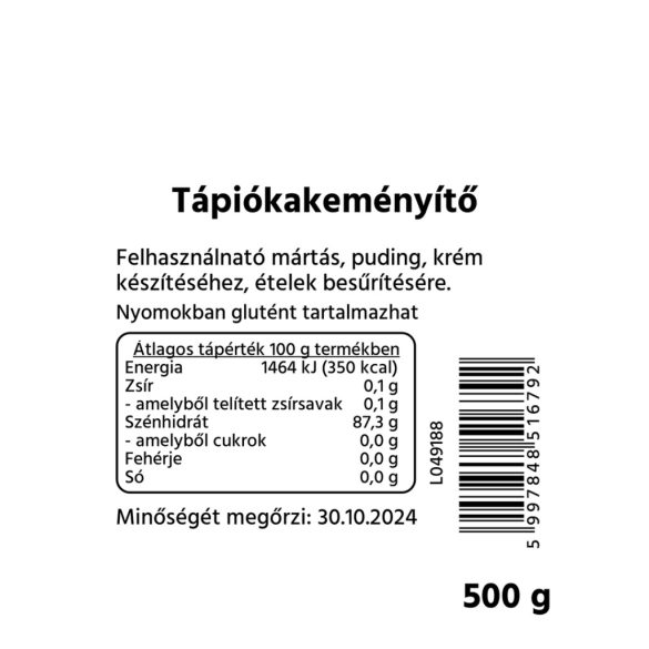 Dénes Natura Tápióka keményítő (500 g) 