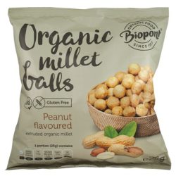  Biopont Bio Extrudált kölesgolyó földimogyorós ízű (75 g)