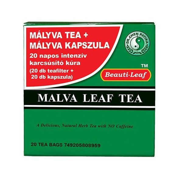Dr. Chen Mályva tea + kapszula (20 filter + 20 db)