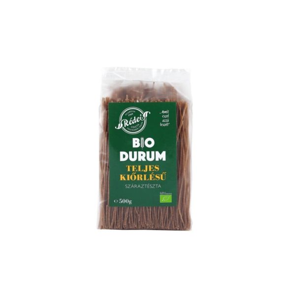 Rédei Bio Durum teljes kiőrlésű tészták spagetti  (500 g) 
