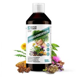    Natur Tanya® Puridren koncentrátum - Sav-bázis egyensúly és méregtelenítés 12 gyógynövény és klorofill erejével (500 ml)