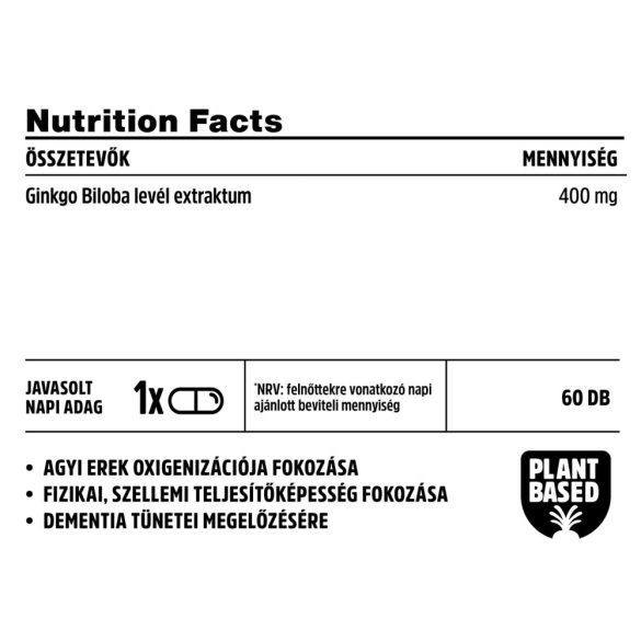 Vitamin Bottle Ginkgo Biloba kapszula (60 db)