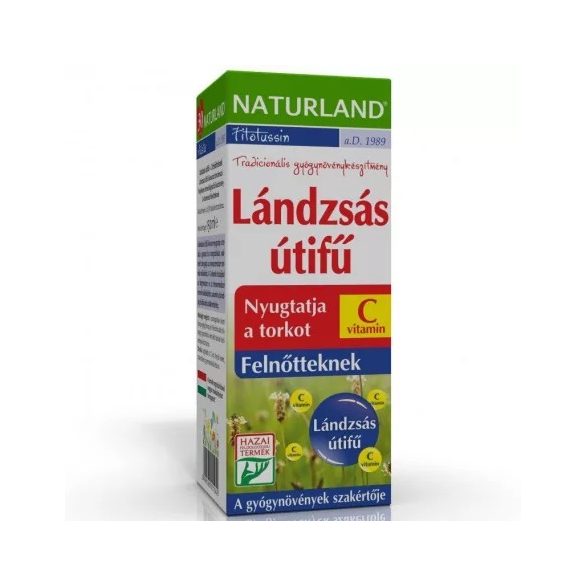 Naturland Lándzsás útifű + C-vitamin felnőtt szirup (150 ml)