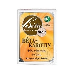 Dr. Chen Béta-karotin + E-vitamin + Cink lágyzselatin kapszula (60 db)