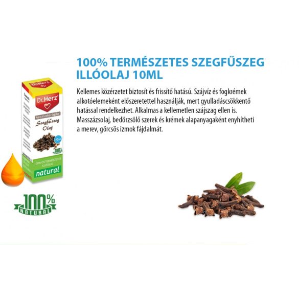 Dr. Herz Szegfűszeg illóolaj (10 ml) 