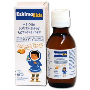 Eskimo Kids halolaj narancs ízű (105 ml)