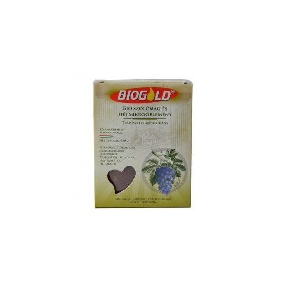 Biogold Bio Szőlőmag mikroőrlemény (150 g)