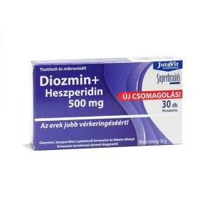JutaVit Diozmin + Heszperidin 500mg filmtabletta (30 db) JutaVit Diozmin + Heszperidin 500mg filmtabletta (30 db)