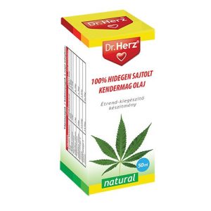Dr. Herz 100% Hidegen sajtolt kendermag olaj (50 ml) Dr. Herz 100% Hidegen sajtolt kendermag olaj (50 ml)