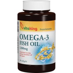 vitaking Omega 3 Halolaj 1200 mg gélkapszula (90 db)