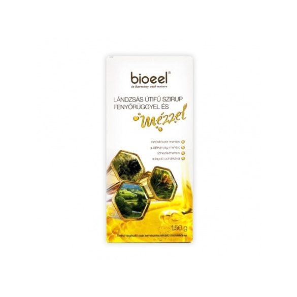 Bioeel Lándzsás útifű szirup fenyőrüggyel és mézzel (150 ml)